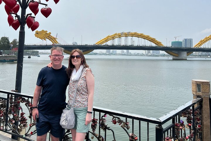 DA NANG Ba Na Hills, Golden Bridge och linbanor PRIVATTUR