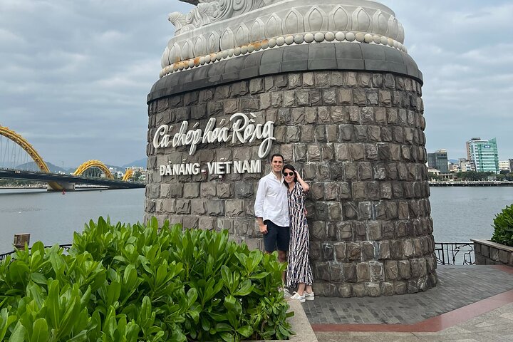 DA NANG Ba Na Hills, Golden Bridge och linbanor PRIVATTUR
