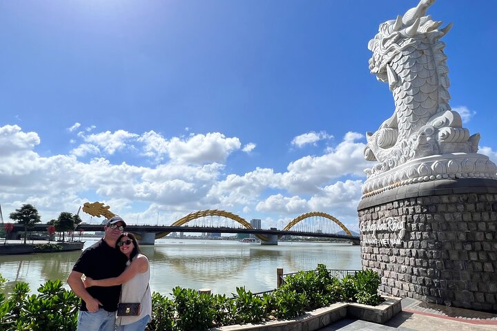 DA NANG Ba Na Hills, Golden Bridge och linbanor PRIVATTUR