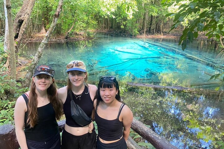Krabi: Tiger Cave, Emerald Pool og Hot Springs lille gruppe tur