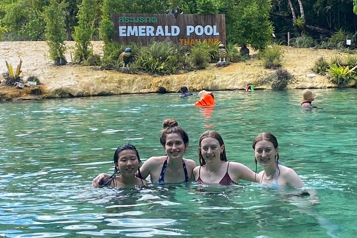 Krabi: Tiger Cave, Emerald Pool og Hot Springs lille gruppe tur