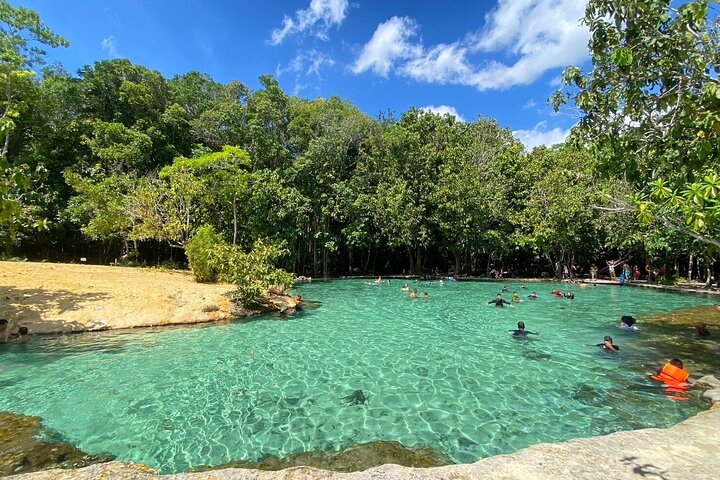 Krabi: Tiger Cave, Emerald Pool og Hot Springs lille gruppe tur