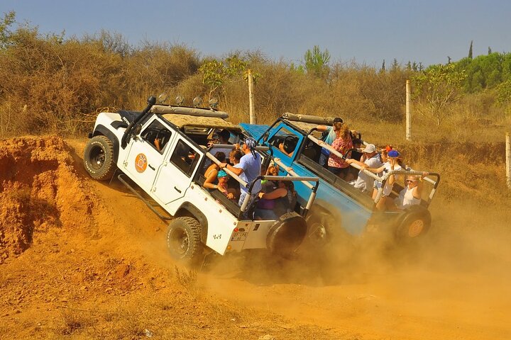 Green Canyon: zij-jeepsafari met lunch, waterval en boottocht