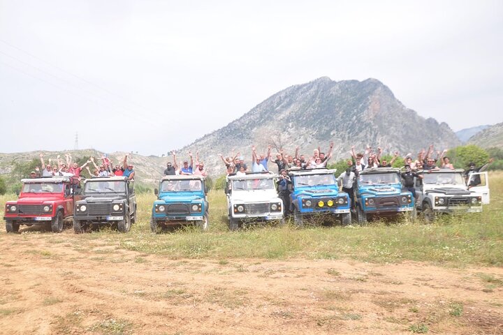 Green Canyon: zij-jeepsafari met lunch, waterval en boottocht