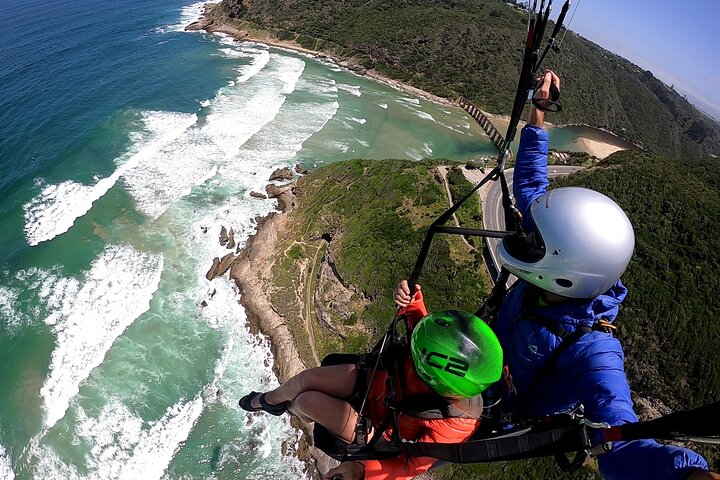 Vols pédagogiques en parapente tandem sur la Garden Route