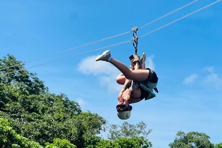 Största Zipline i södra Stillahavsområdet och Cave Exploration Coral Coast