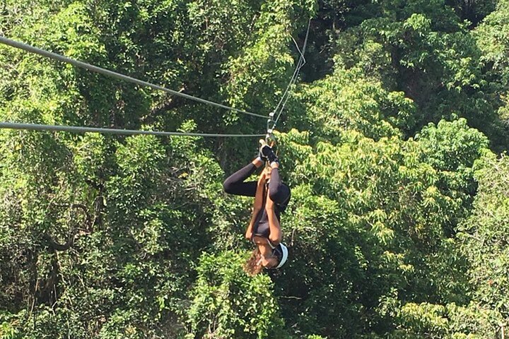 Största Zipline i södra Stillahavsområdet och Cave Exploration Coral Coast