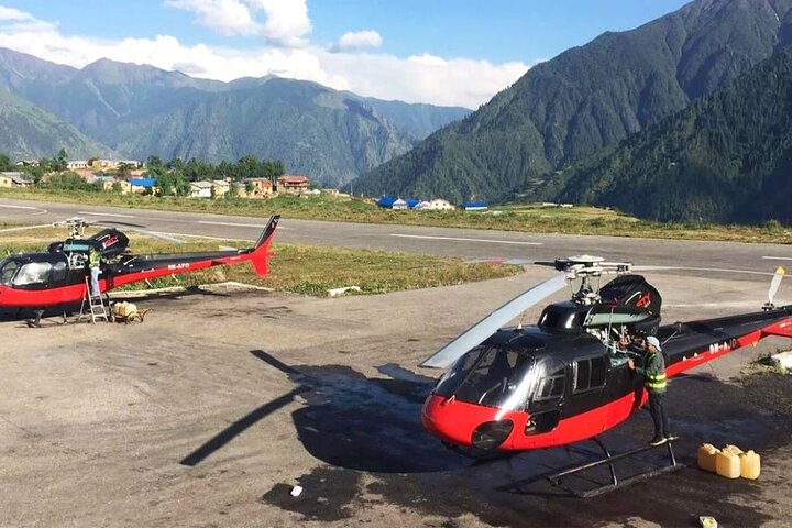 Giro in elicottero dall'aeroporto di Lukla a Kathmandu