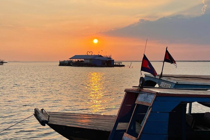 Kompong Phluk flytende landsby halvdagstur ( morgen / solnedgang )
