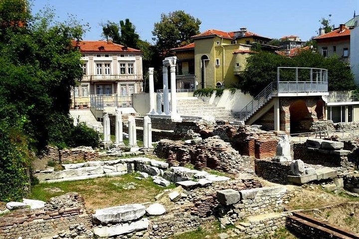 Plovdiv wandeltour Audiogids naar de oude stad en Romeinse bezienswaardigheden