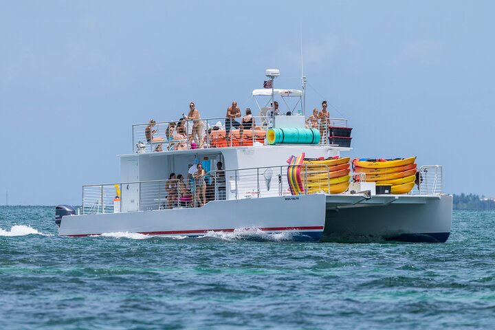 Key West Sandbar Charter met kajaktour: inclusief lunch en drankjes