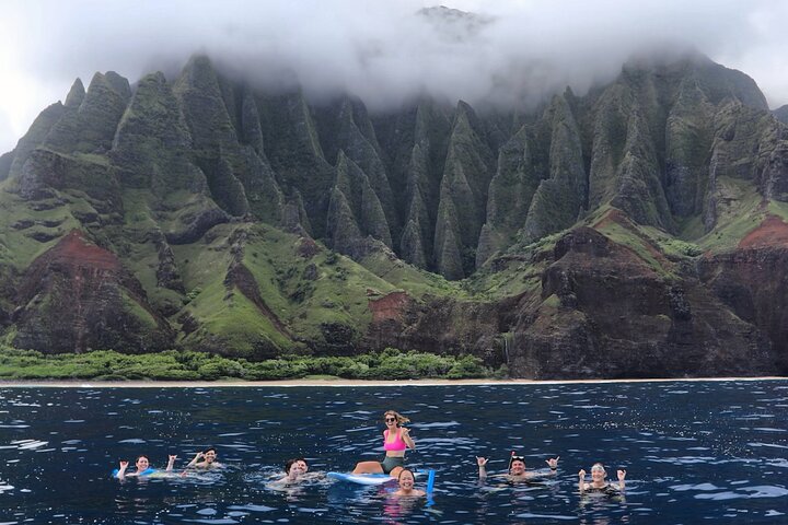 Kauai : Spedizione e snorkeling in zattera zodiacale sulla costa di Nā Pali