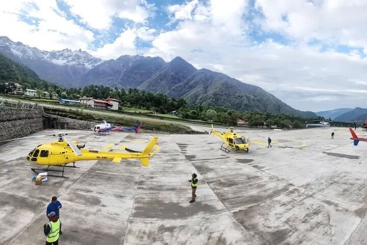 Giro in elicottero dall'aeroporto di Lukla a Kathmandu