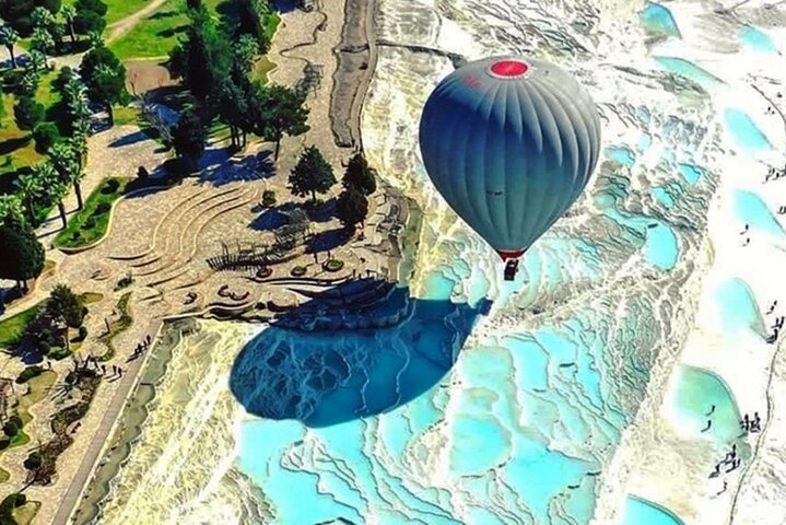 Heldagstur från Marmaris till Pamukkale med varmluftsballong