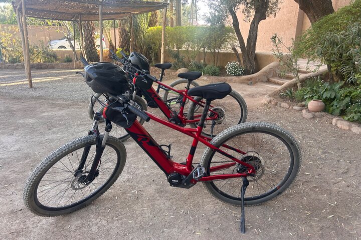 Privater halbtägiger Mountainbike-Ausflug zur Entdeckung der Skoura Palmeraie