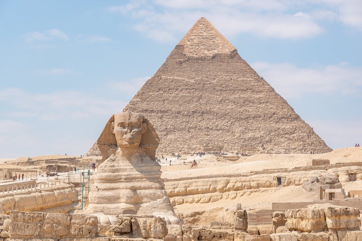 From Port Said: Giza Pyramids and Museum, Private Day Tour.