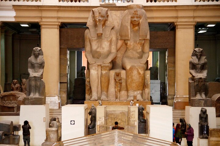From Port Said: Giza Pyramids and Museum, Private Day Tour.