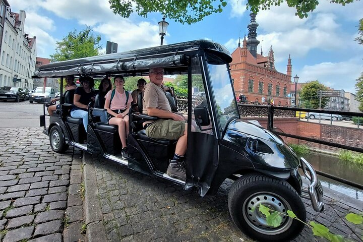 GDANSK Stadstour per golfkar Live gids & bezienswaardigheden 90min