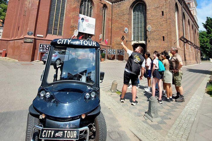 GDANSK Stadstour per golfkar Live gids & bezienswaardigheden 90min