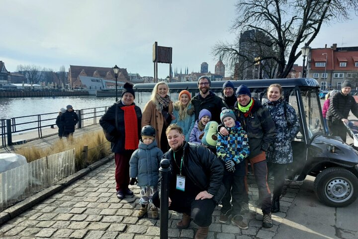 GDANSK Stadstour per golfkar Live gids & bezienswaardigheden 90min