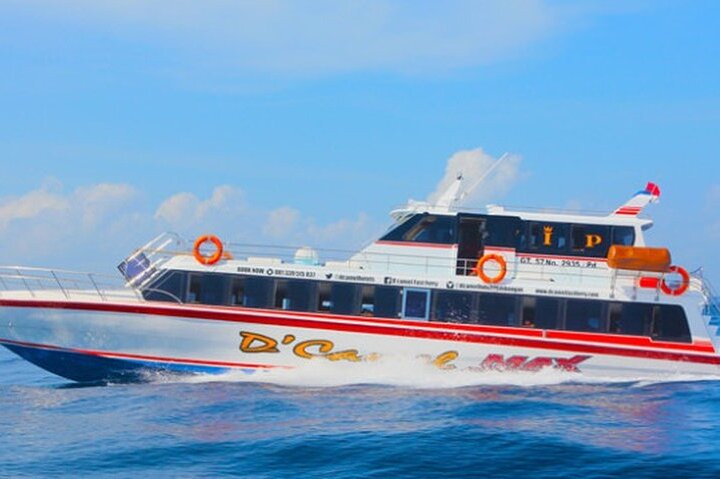 En-vejs billet hurtigbåd fra Sanur Bali eller Nusa Lembongan
