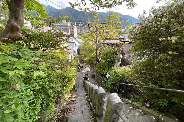 Ontspannen Sneeuwapen & Shibu Onsen : Green Season Privétour