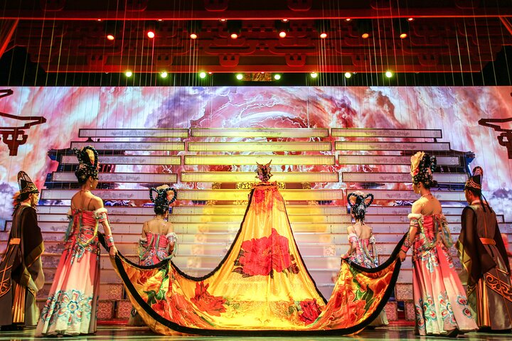 Xi'an Tang Dynasty Show Ticket Dumplings opcionais ou jantar real