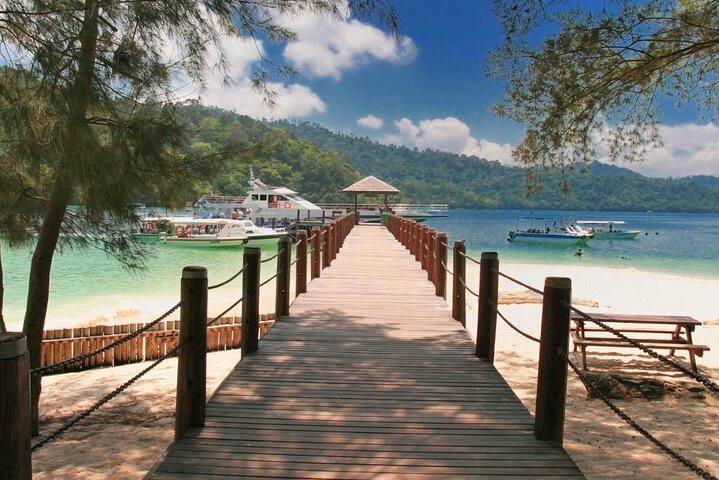 Visite des 2 îles du parc Tunku Abdul Rahman au départ de Kota Kinabalu