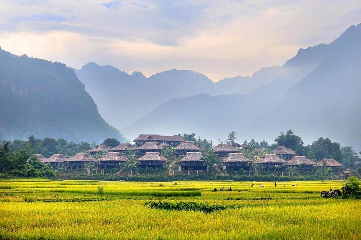 Mai Chau full dag gruppe tur i Hoa Binh Vietnam fra Hoa Binh