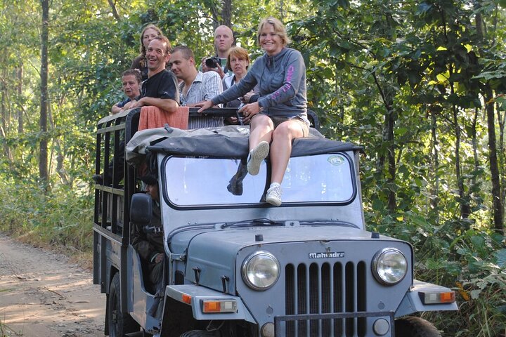 Halve dag Jeep Safari delen in Chitwan National Park