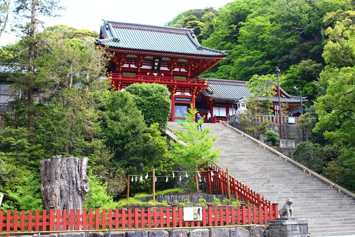 Kamakura Heritage Bike or Walk Tour med ex-Rickshaw guide