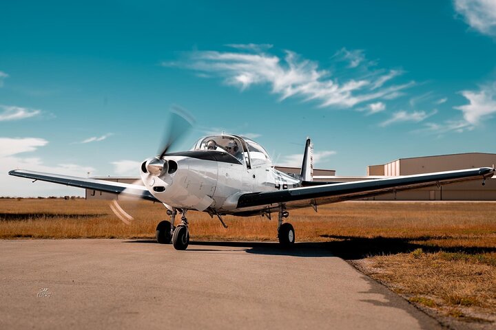 Tour panoramico privato del Texas meridionale in un aereo storico