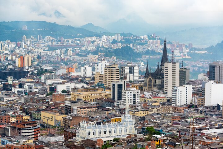 Visite de la ville de Manizales avec téléphérique et point de vue de Chipre