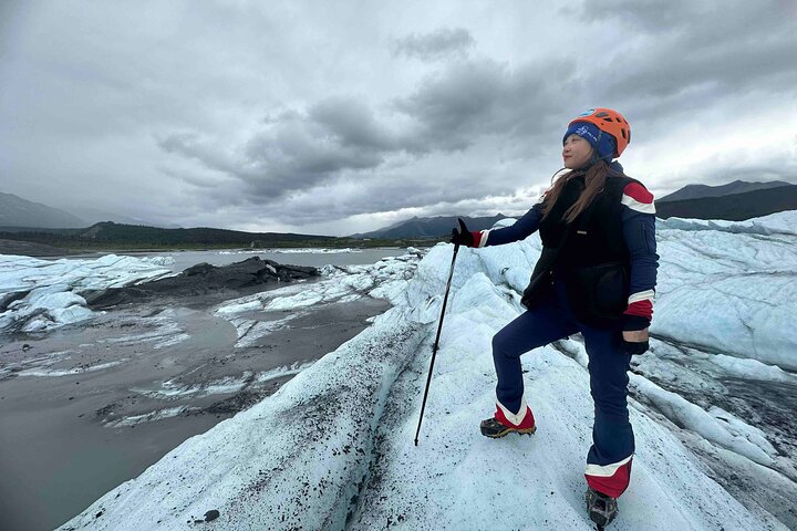 Randonnée guidée sur le glacier Matanuska au départ de Anchorage avec équipement inclus