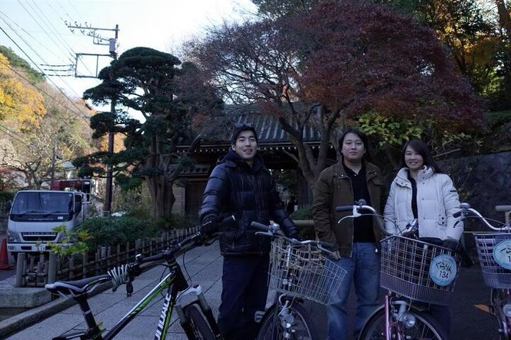 Kamakura Heritage Bike or Walk Tour med ex-Rickshaw guide
