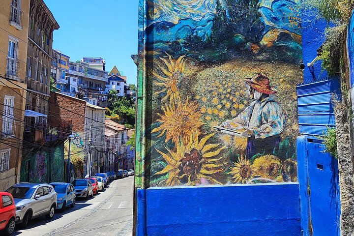 Post Cruise Tour Valparaiso och Winery lämnar flygplats eller hotell