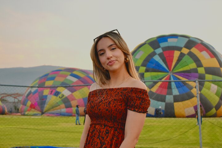Balloon flight + pick up in CDMX + Breakfast in Cave + Teotihuacan