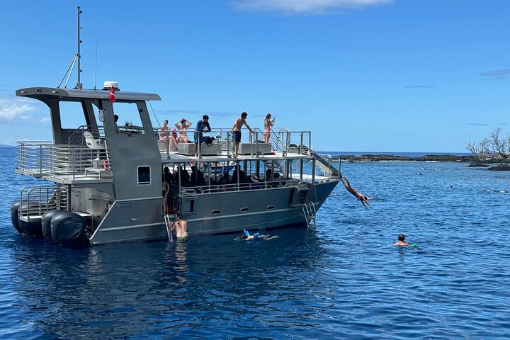 Big Island : Capitaine Cook Snorkel sur un catamaran à moteur avec déjeuner