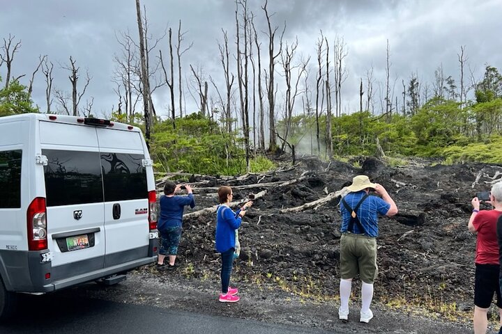 Excursión en tierra de Hilo : Volcán Safari Cuevas de lava & Arena Negra
