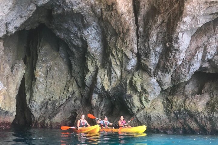 Kajak- og snorkeludflugt i Maro Cerro Gordo-klipperne
