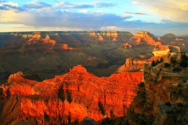 Grand Canyon South Rim Solnedgångstur med middag ingår