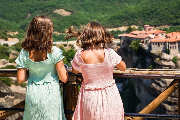 Meteora : Recorrido por monasterios con almuerzo y opción de traslado a Atenas