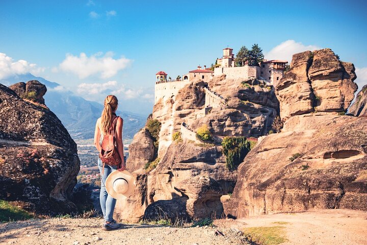 Meteora: Sightseeing- en kloostertour van een halve dag in de ochtend