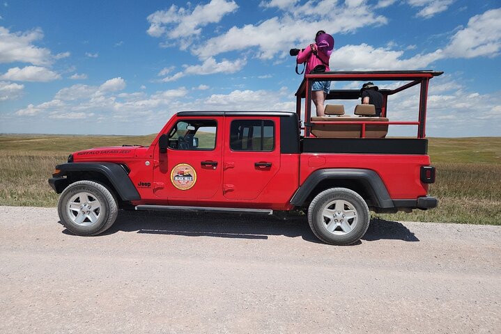 La seule journée complète - Safari bison en jeep - Déjeuner pique-nique au bord du lac