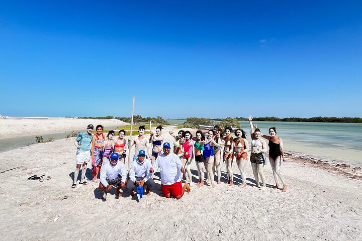 Las Coloradas, Río Lagartos en Playa Cancunito-tour vanuit Mérida
