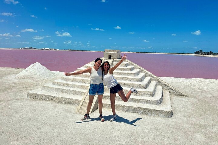 Las Coloradas, Río Lagartos en Playa Cancunito-tour vanuit Mérida