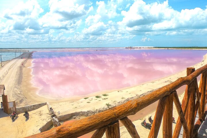 Las Coloradas, Río Lagartos en Playa Cancunito-tour vanuit Mérida