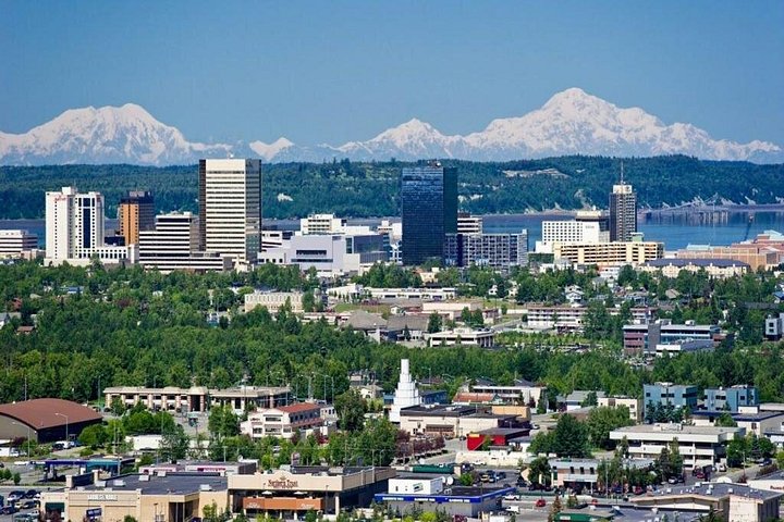 Seward para Anchorage Cruise Transfer e Private Tour
