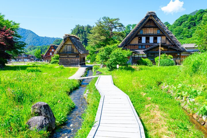 Gujo, Hida Takayama og Shirakawa-go-dagstur fra Nagoya