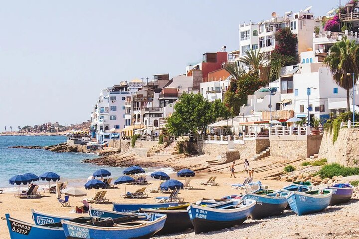 Tour guidato privato alla Paradise Valley e al villaggio di Taghazout